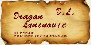 Dragan Laninović vizit kartica